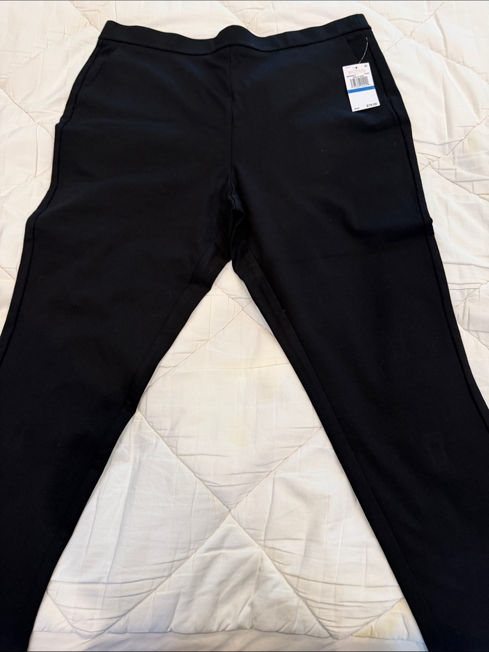 Michael Kors Black Ponte Knit Pants